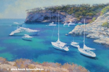 Pintura titulada "Portalls Vells II.…" por Alex Hook Krioutchkov, Obra de arte original, Oleo