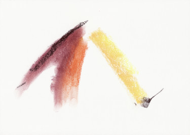 Σχέδιο με τίτλο "Abstraction_6" από Bob Clement, Αυθεντικά έργα τέχνης, Παστέλ