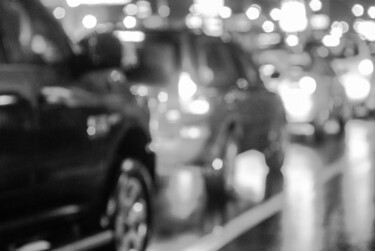 Fotografía titulada "cars at night" por J.D. Curry, Obra de arte original
