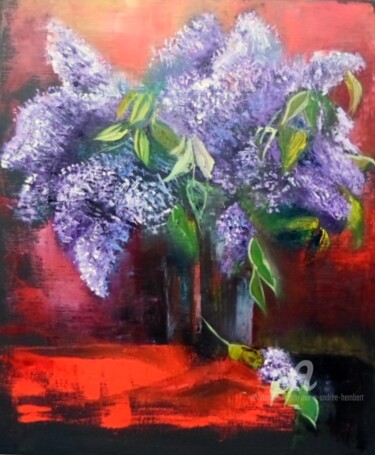 Peinture intitulée "Bouquet de mai" par Marie Andrée Hembert, Œuvre d'art originale, Huile