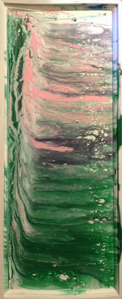 Untitled Green Painting titled "Untitled Green" by Oberlin The Artist, Original Artwork, Acrylic