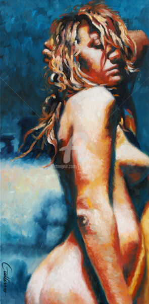 Painting titled "Emily" by Kimberly Aring, Original Artwork, Oil