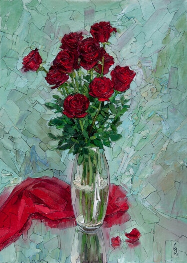 绘画 标题为“Roses of the Heart” 由Sergey Sovkov, 原创艺术品