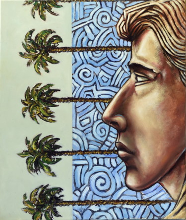 Peinture intitulée "A chacun son mirage" par Pascal Buffard, Œuvre d'art originale