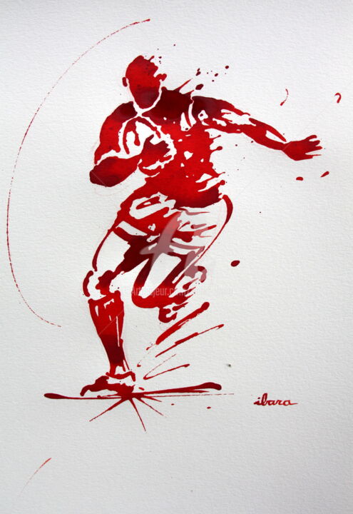 Rugby N°52 图画, 16.5x11.8 in