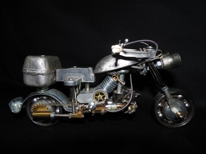 Sculpture titled "Байк" by Sergeev Yuriy, Original Artwork