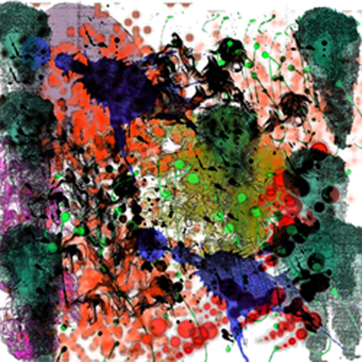 Digital Arts titled "czaszka-z-motylem" by Alicja Nowak, Original Artwork