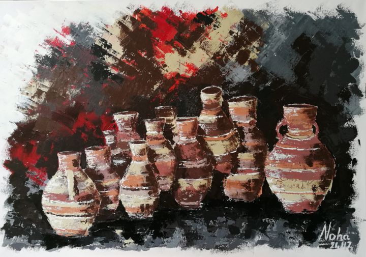 Painting titled "img-20170524-105950…" by Noha Taha, Original Artwork