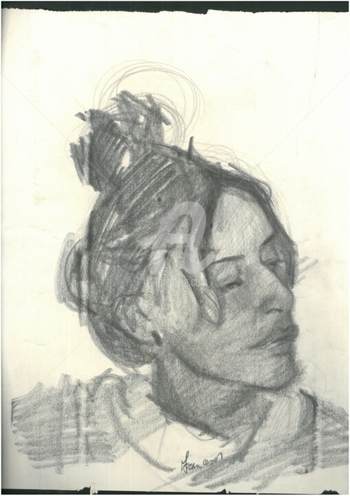 Drawing titled "studio Dafne" by Francesco Lorusso, Original Artwork