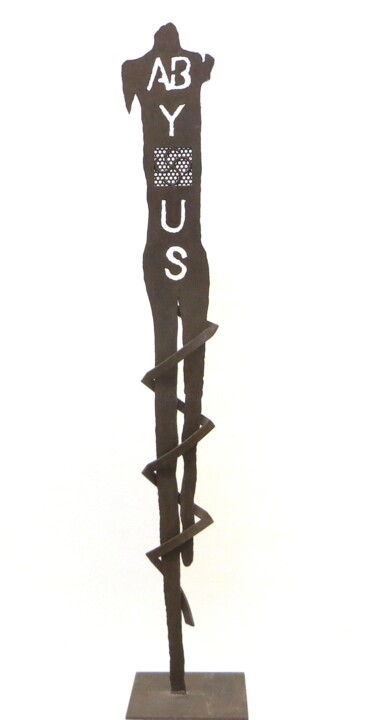 Skulptur mit dem Titel "ABYSSUS" von Morgese Giovanni, Original-Kunstwerk, Metalle