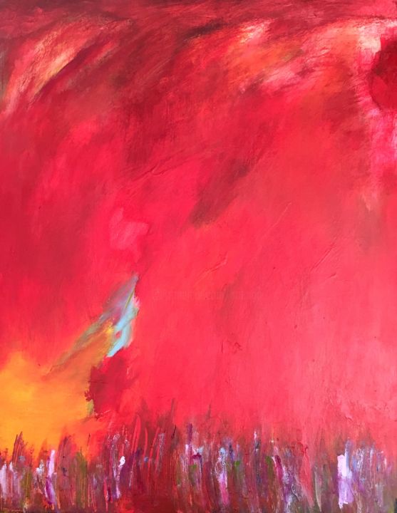 Peinture intitulée "Renaissance 3, Acry…" par Briga, Œuvre d'art originale, Acrylique