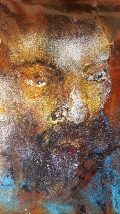 Peinture intitulée "Témoin de la transf…" par Isabelle Mathis, Œuvre d'art originale, Émail