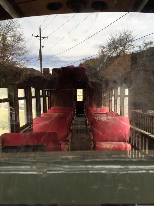 Photography titled "Haunted Train Car" by Tamara Madden, Original Artwork