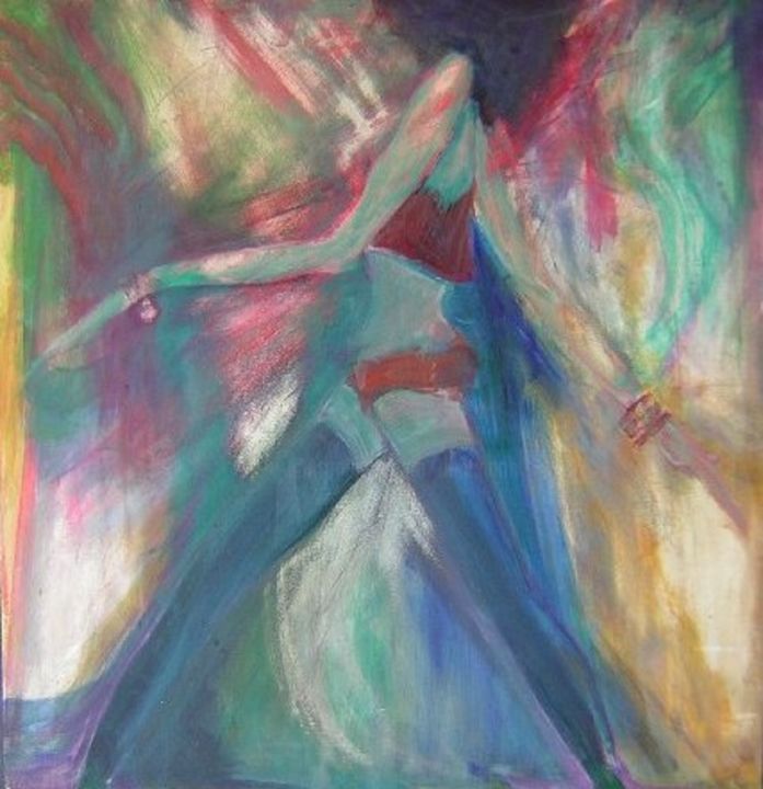Painting titled "moving 5pefp" by Richard Herr, Original Artwork, Acrylic