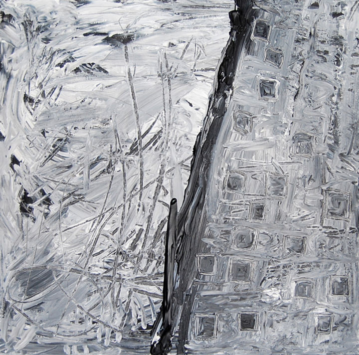 Peinture intitulée "Cassure 2, Acryliqu…" par Briga, Œuvre d'art originale, Acrylique