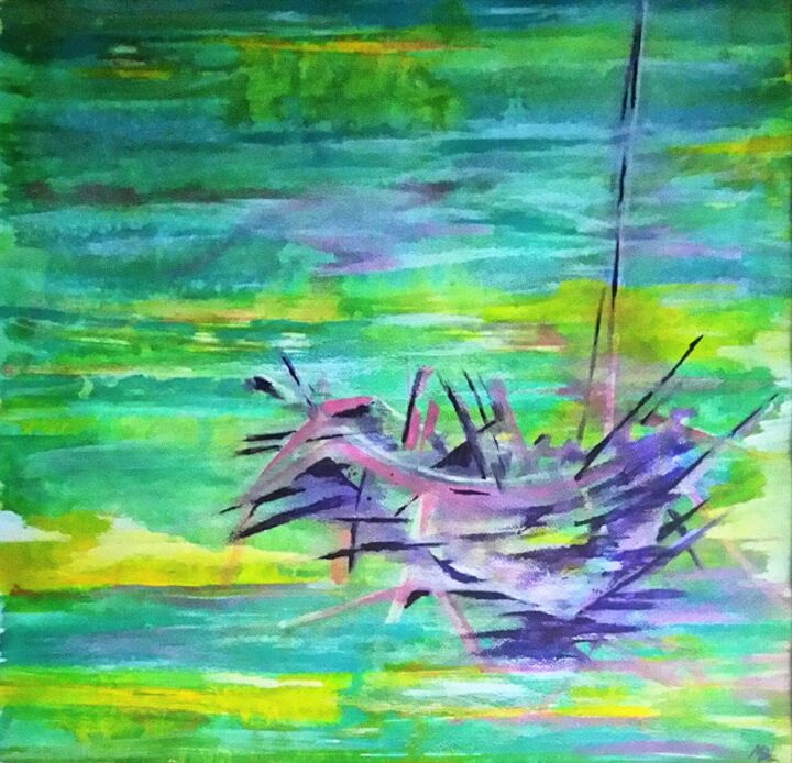 绘画,  19.7x19.7 in 