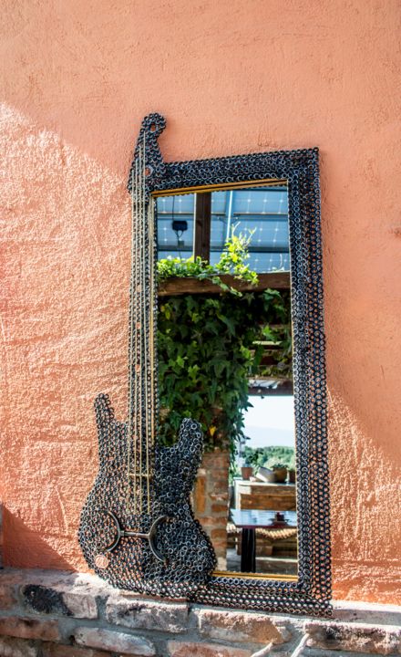 Sculpture titled "rock idol" by Arc N Scu, Original Artwork, Metals