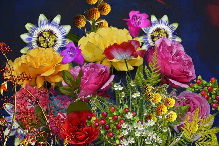Photography titled "The Garden of a Blu…" by Lana Photography, Original Artwork