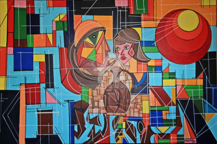 绘画,  39.4x59.1 in 
