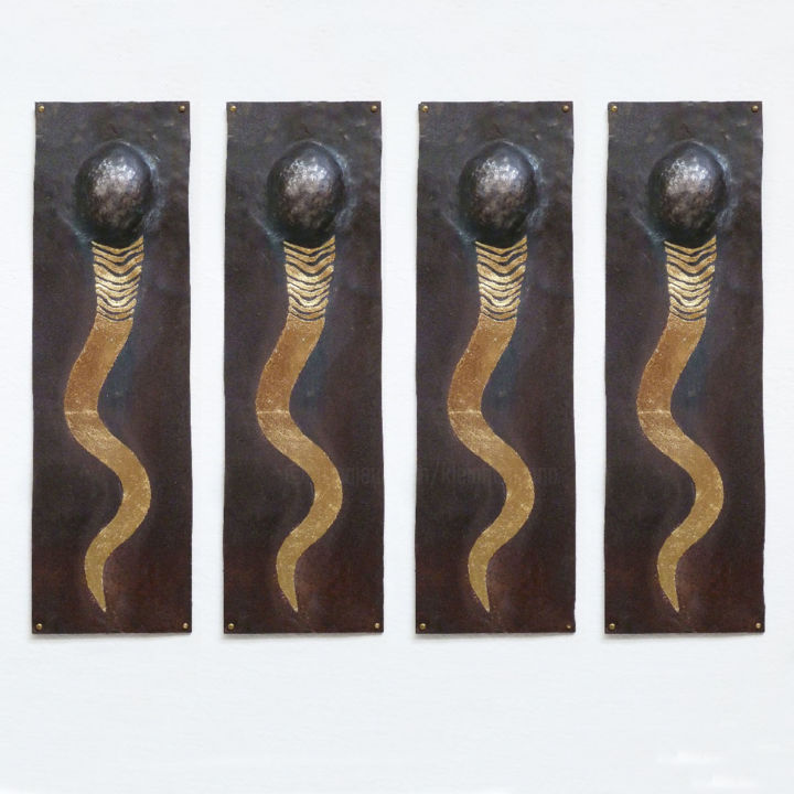 Sculptuur,  5,1x16,9 in 