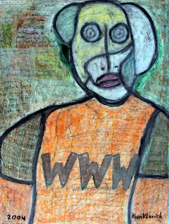 绘画 标题为“WWW = WIJ WILLEN WE…” 由Koen Vlerick, 原创艺术品