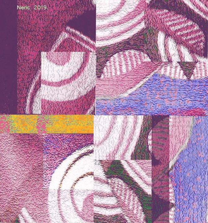 " Tocuyo N° 23" Textile Art, 39.4x39.4 in