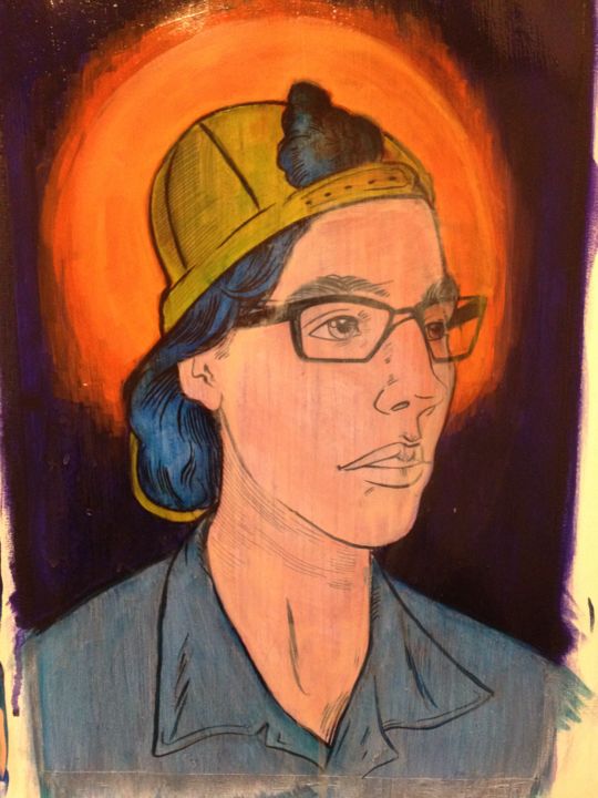 Alex V 3 绘画, 12x16 in