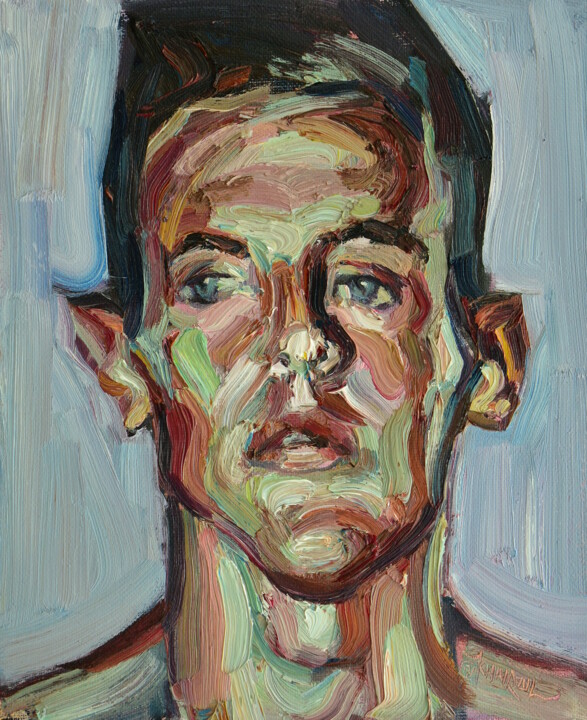 Skaterboy 绘画, 12.6x10.2 in