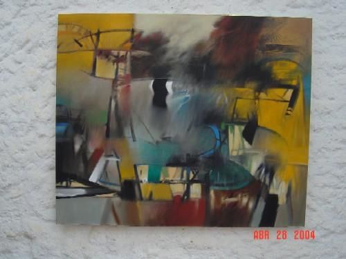 Painting titled "espvertebrado1.jpg" by Mario Ayerbe, Original Artwork