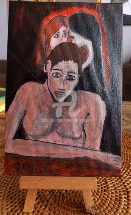 Peinture intitulée "OMNIPRESENCE" par Artamelis, Œuvre d'art originale, Acrylique