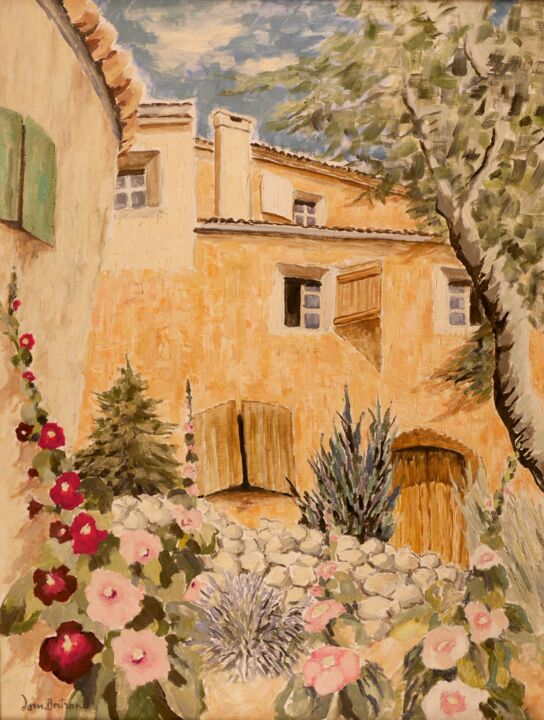 Peinture intitulée "La maison Mercier (…" par Dominique Bertrand, Œuvre d'art originale, Huile