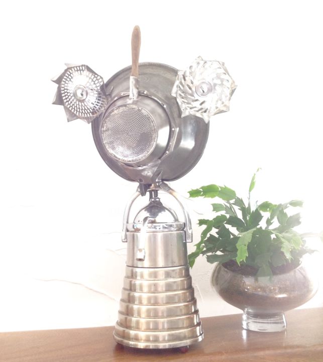 Lampe industrielle esprit RECUP TOM LE KOALA 设计, 11.8x11.8 in