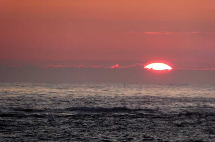 Photographie intitulée "Soleil couchant 5" par Jean Paul Rosso, Œuvre d'art originale