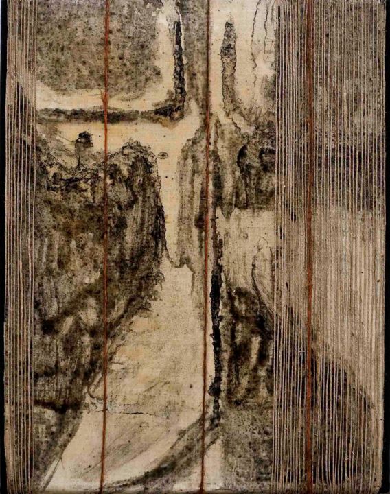 Painting titled "Sans titre 3" by Martin Coste, Original Artwork, Acrylic