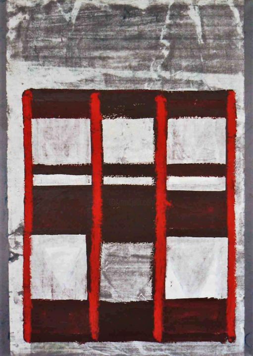 Painting titled "Sans titre 2" by Martin Coste, Original Artwork, Acrylic