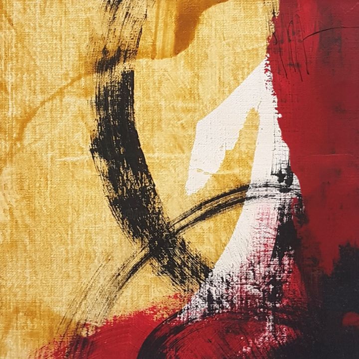 Peinture intitulée "A tempo con passion…" par Isabelle Mignot, Œuvre d'art originale, Acrylique