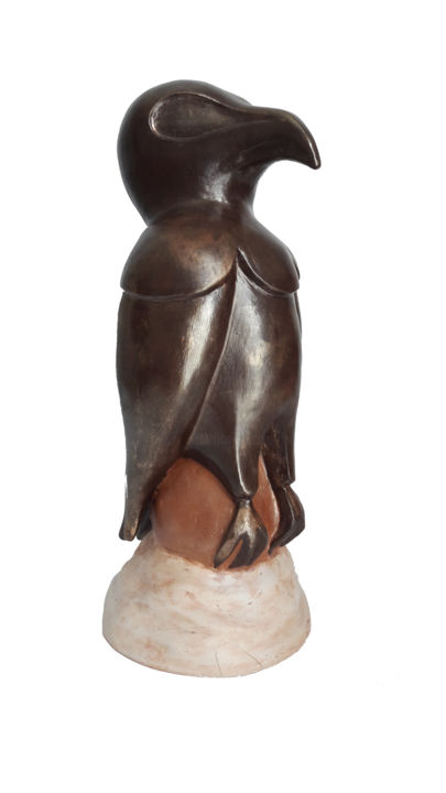 Oiseau de proie 雕塑, 13x5.5 in