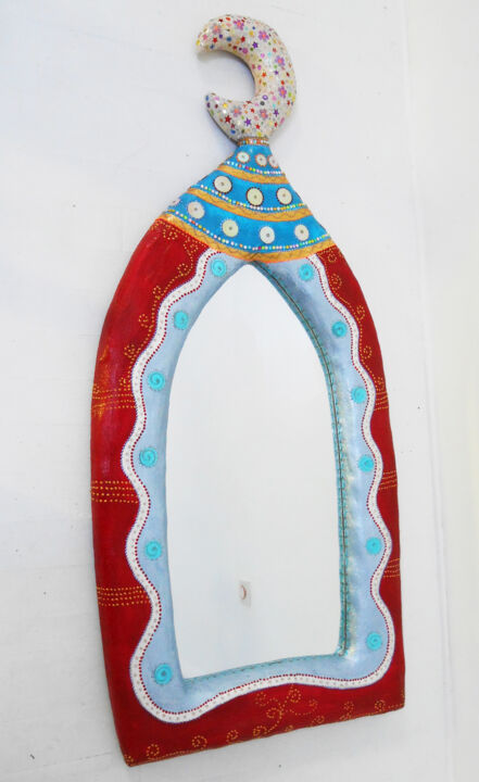 miroir mosaïque sur volume "SOFIA" 设计, 48.4x21.3 in