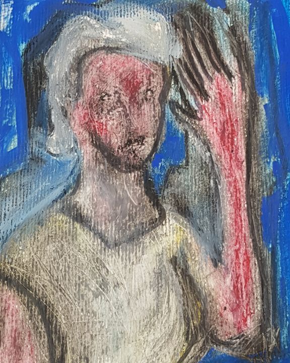 Drawing titled "img-20170731-195420…" by Amal El Atrache, Original Artwork