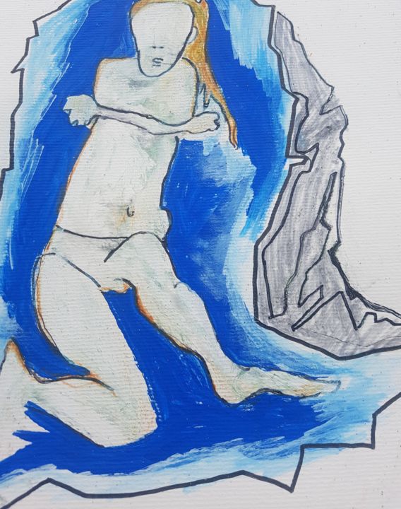 Drawing titled "img-20170718-235759…" by Amal El Atrache, Original Artwork