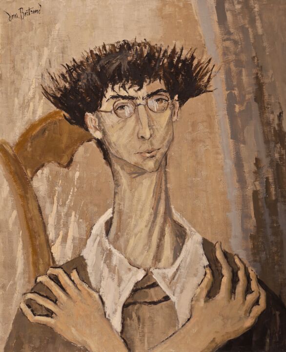 Peinture intitulée "Philippe M. (1)" par Dominique Bertrand, Œuvre d'art originale, Huile