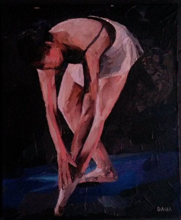 Collages intitulée "ballerine" par Dana, Œuvre d'art originale