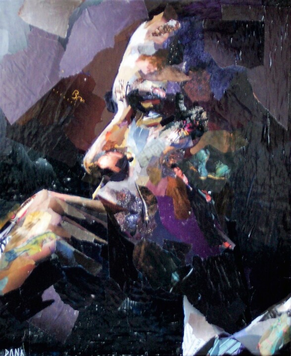 Peinture intitulée "obama" par Dana, Œuvre d'art originale