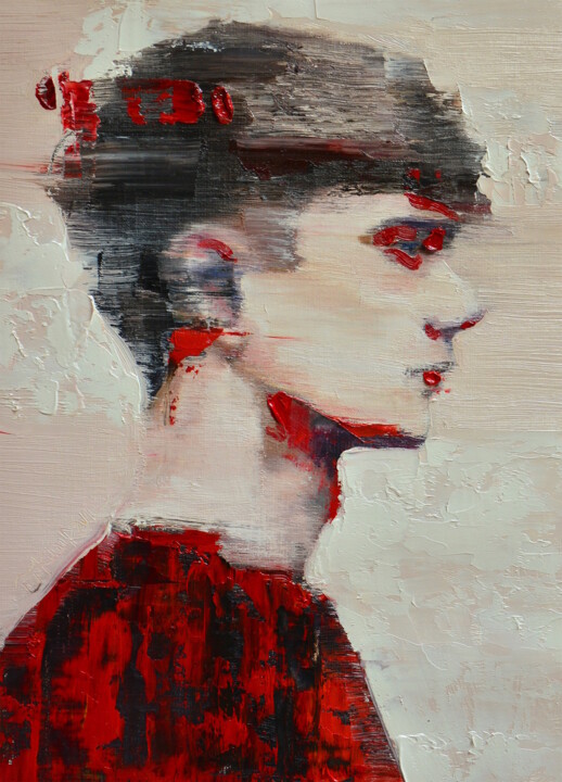 绘画,  13.8x10.2 in 