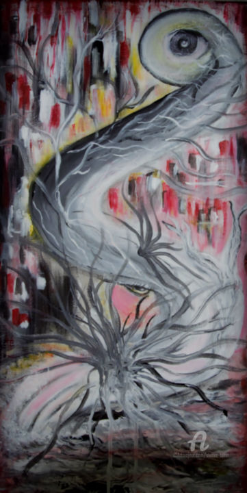 meurtrissure 绘画, 23.6x11.8 in