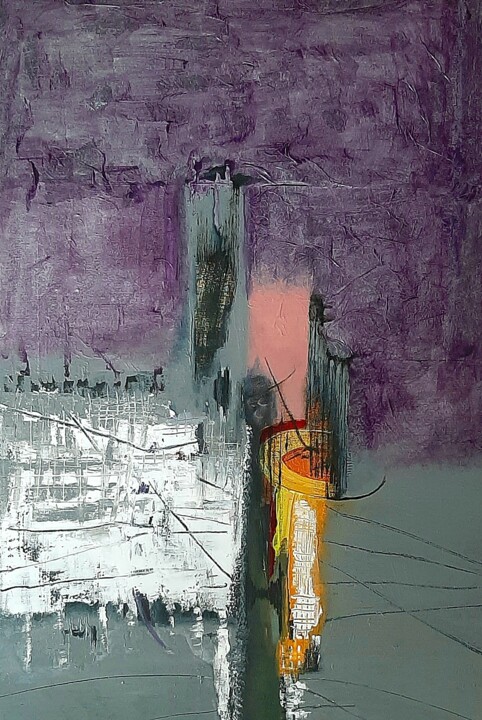 Pittura intitolato "Solo intro[R-evolut…" da Giovanni Primo Greco, Opera d'arte originale, Smalto