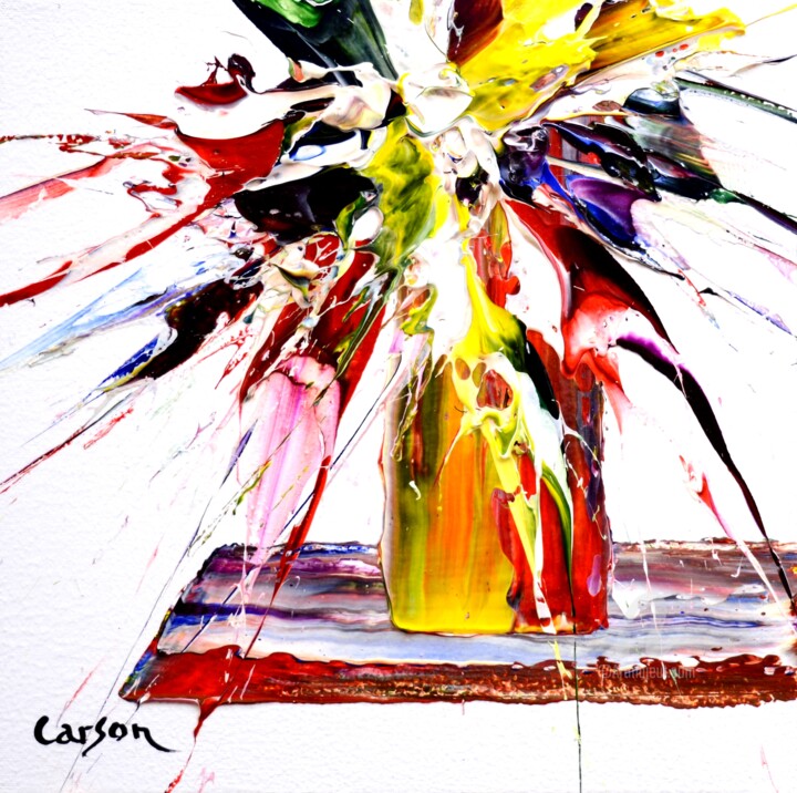 Peinture intitulée "Mon amour" par Charles Carson, Œuvre d'art originale, Acrylique