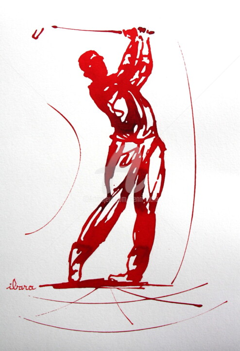 Golf N°23 图画, 19.7x15.8 in