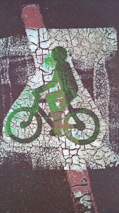 Photographie intitulée "A bicyclette !" par Jacques Jégo, Œuvre d'art originale, Photographie non manipulée