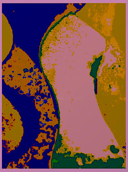 Digital Arts titled "Summer Scratch" by Kirlian, Original Artwork, Photo Montage
